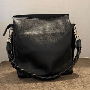 Elegant Black Leather Women's Bag